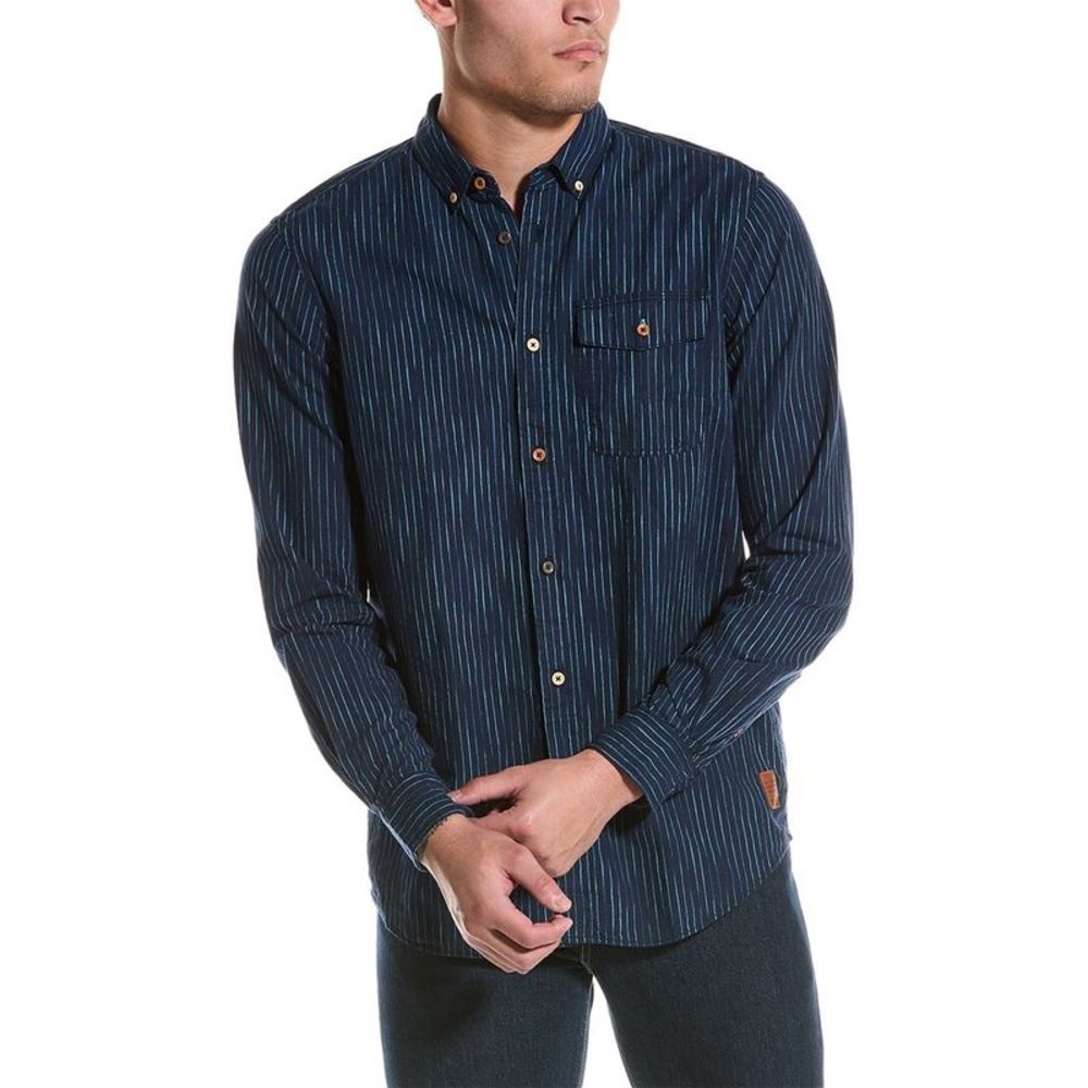 Scotch & Soda Regular Fit Linen-Blend Shirt